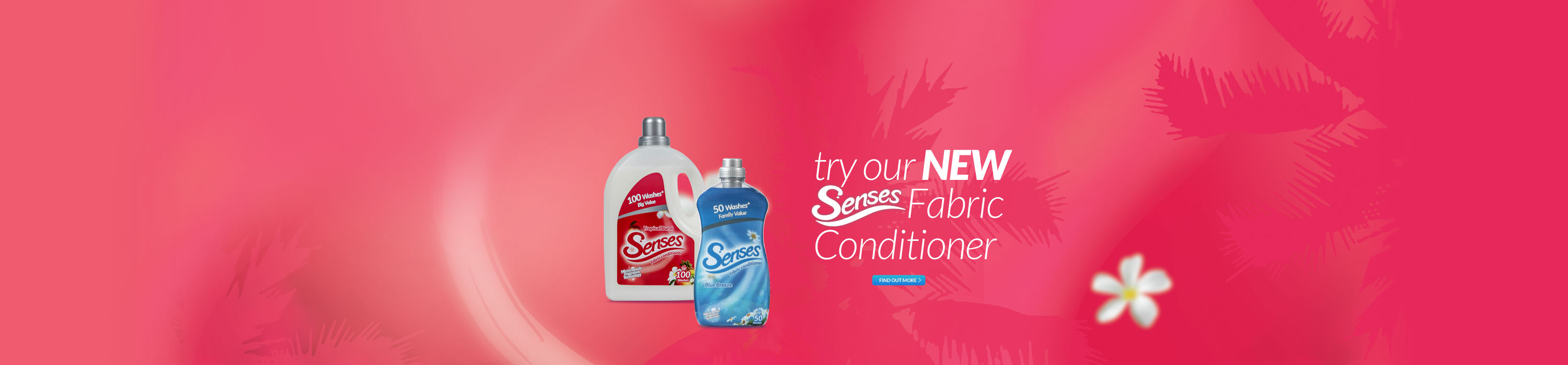 Try our new senses fabric conditioner